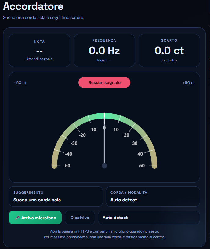 accordatura chitarra online gratis per accordare le corde